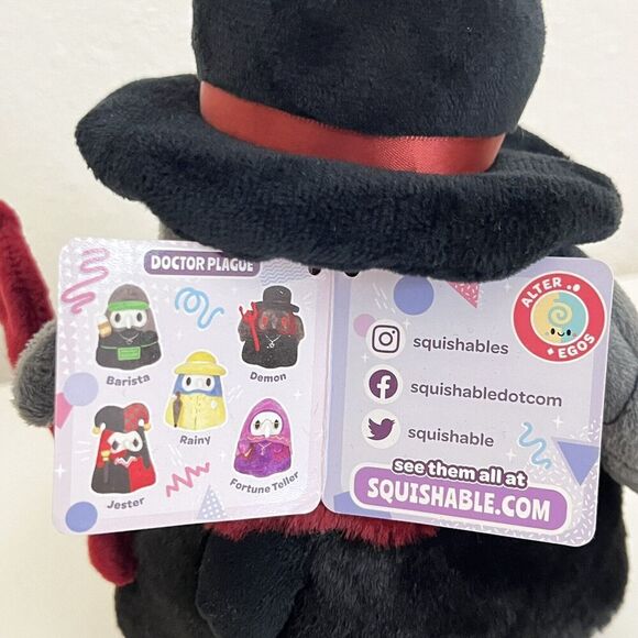 Squishable Alter Ego's Doctor Plague Demon Plush 7" Series 2 NWT - Picture 6 of 12